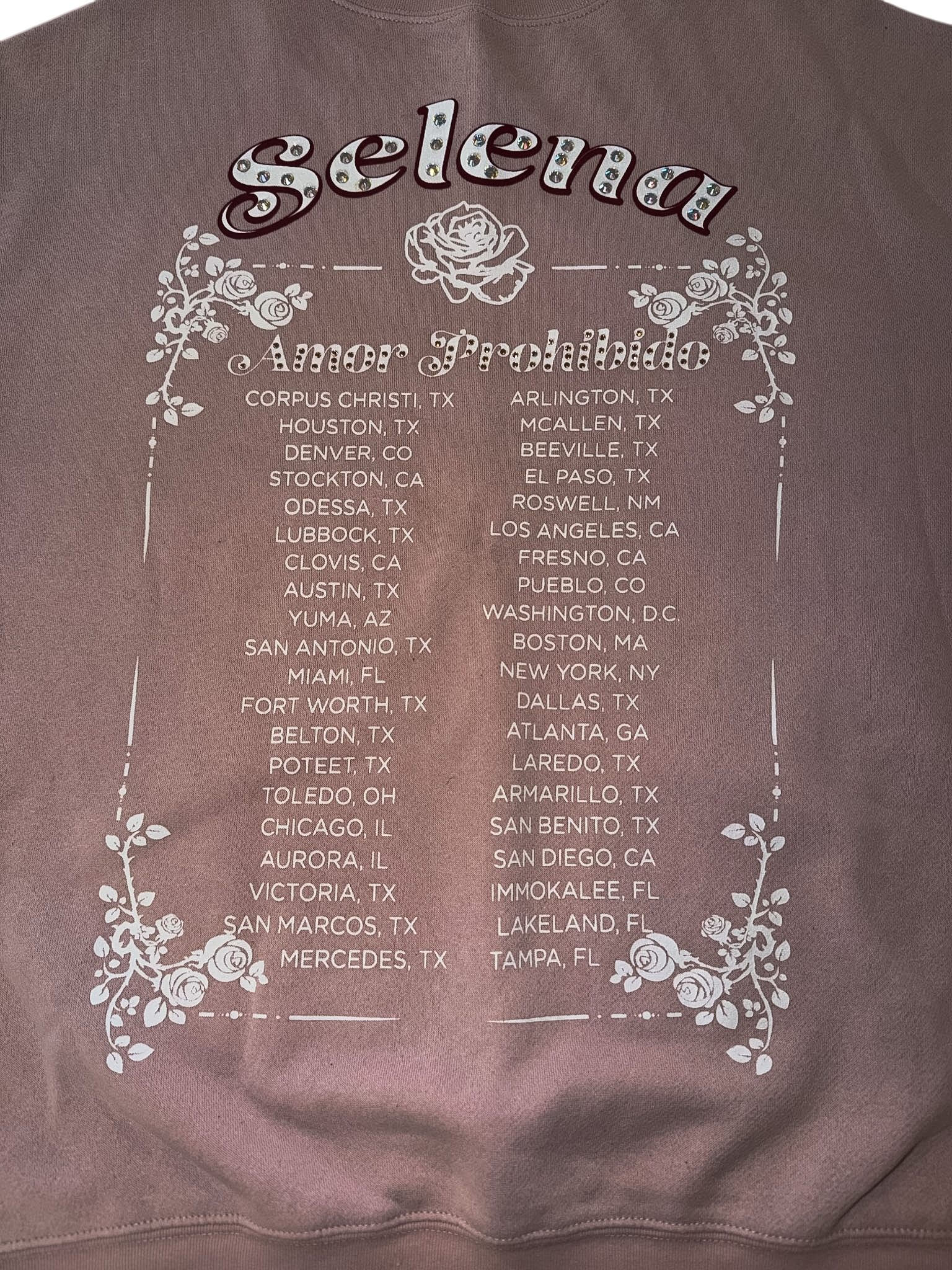 LODB Vintage Selena “ Amor Prohibido” Tour Sweatshirt